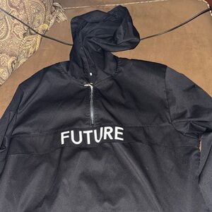Black Hoodie with 'FUTURE' Print